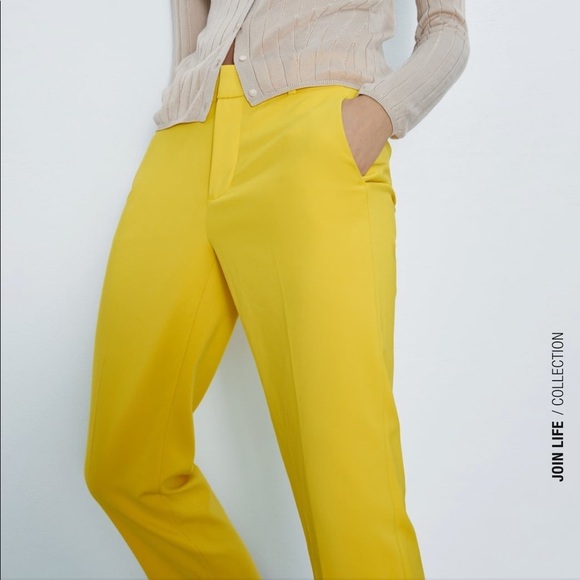 ZARA BNWT Double Faced Chino Pants - Picture 4 of 5